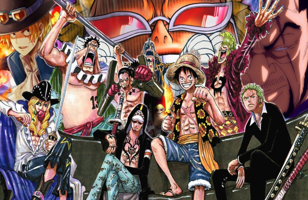 Poster da saga Dressrosa do anime One Piece